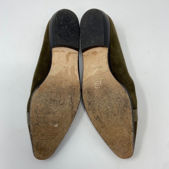 Paloma, Made In Italy, Dark Green Slip On Shoes - Picture 7 of 8